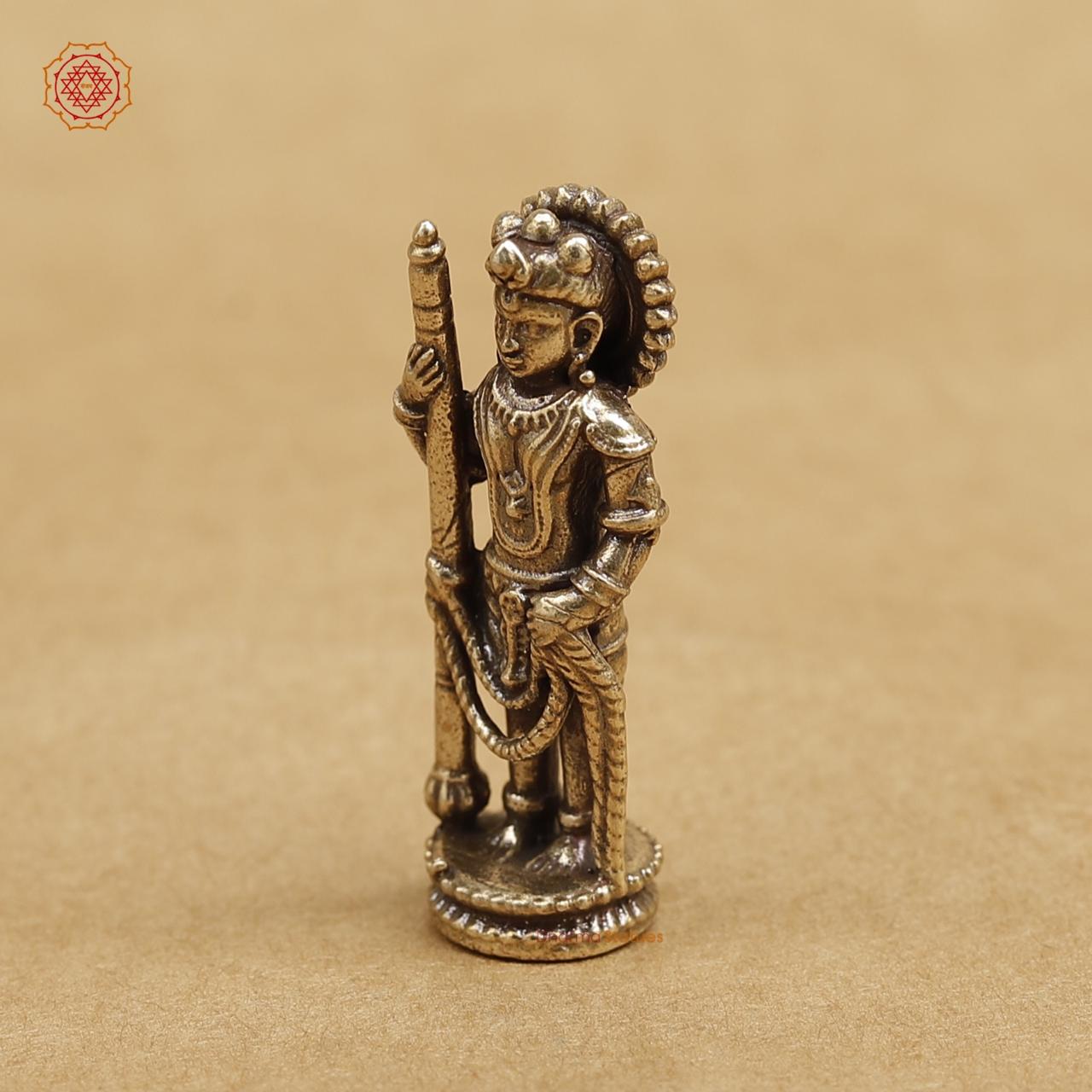 Brass Udupi Krishna 1.5"
