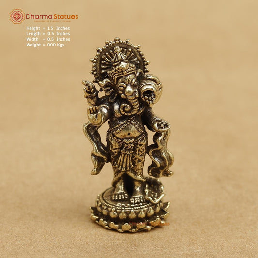 Brass Ganesh 1.5"