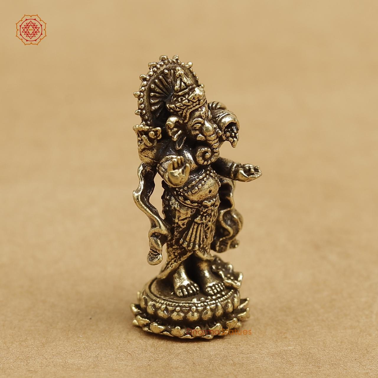 Brass Ganesh 1.5"