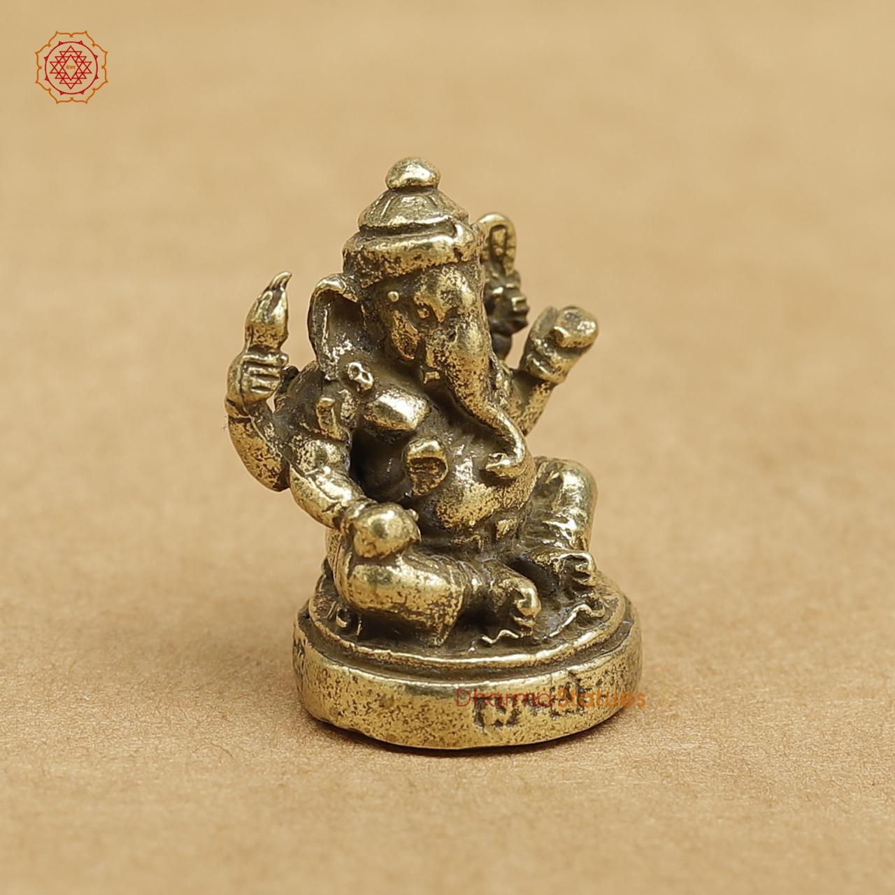 Brass Ganesh 1"