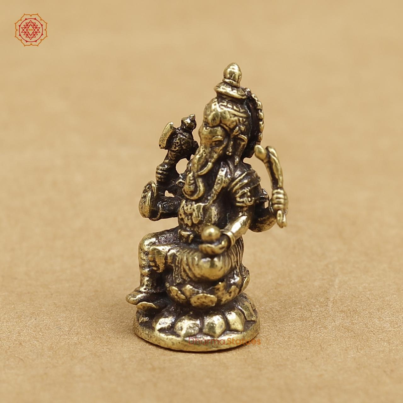 Brass Ganesh 1"