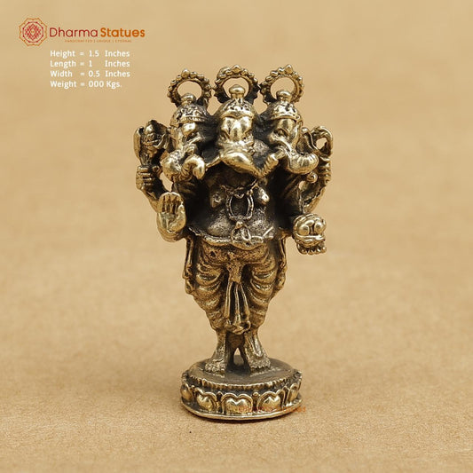 Brass Ganesh 1.5"