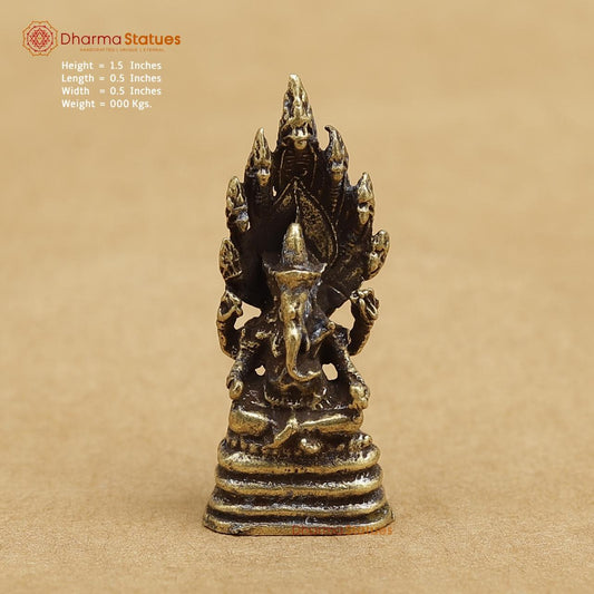 Brass Ganesh 1.5"