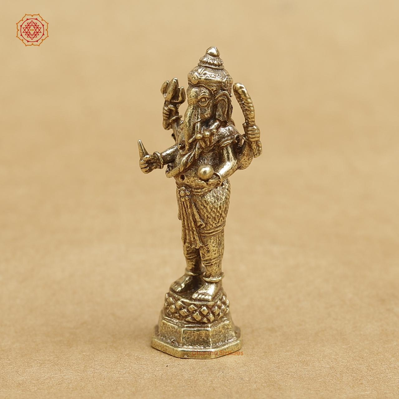 Brass Ganesh 2"