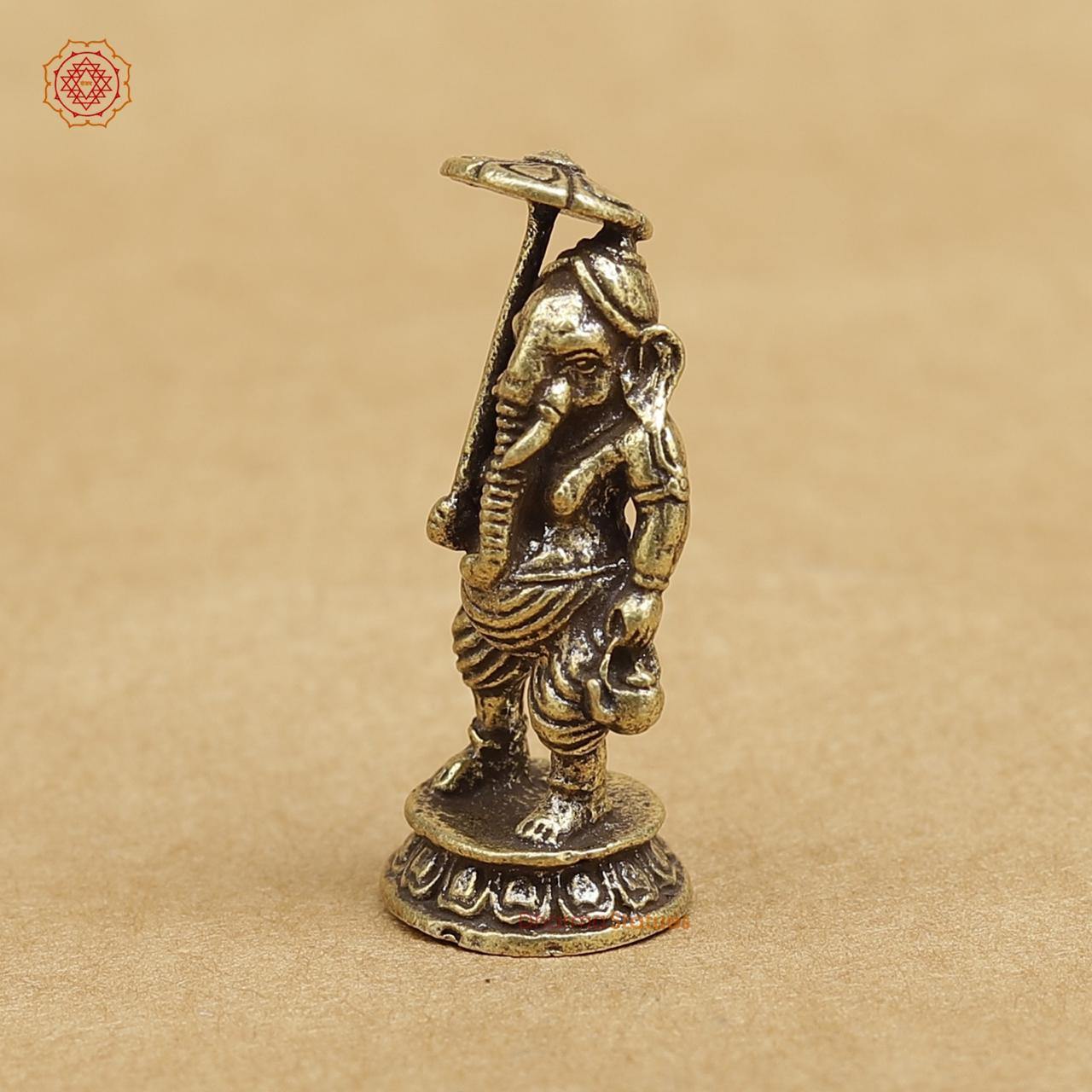 Brass Ganesh 1.5"