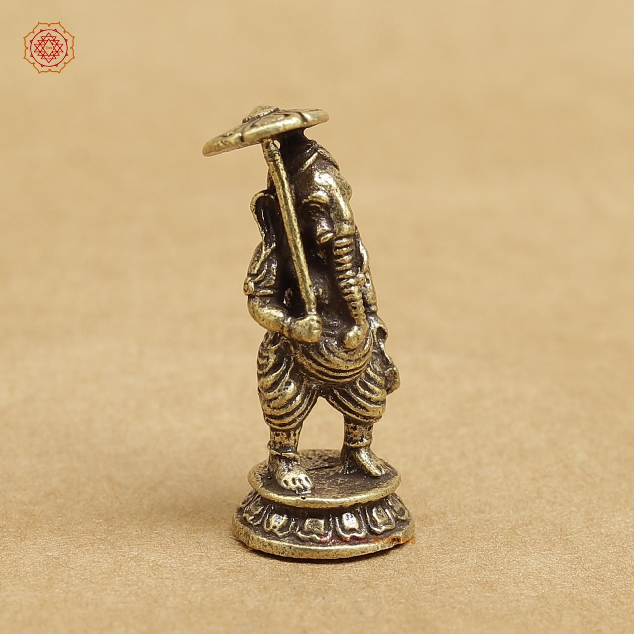Brass Ganesh 1.5"