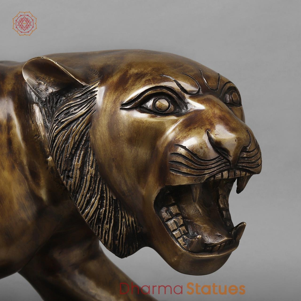 Brass Panther Fine , Copper Finish 32”