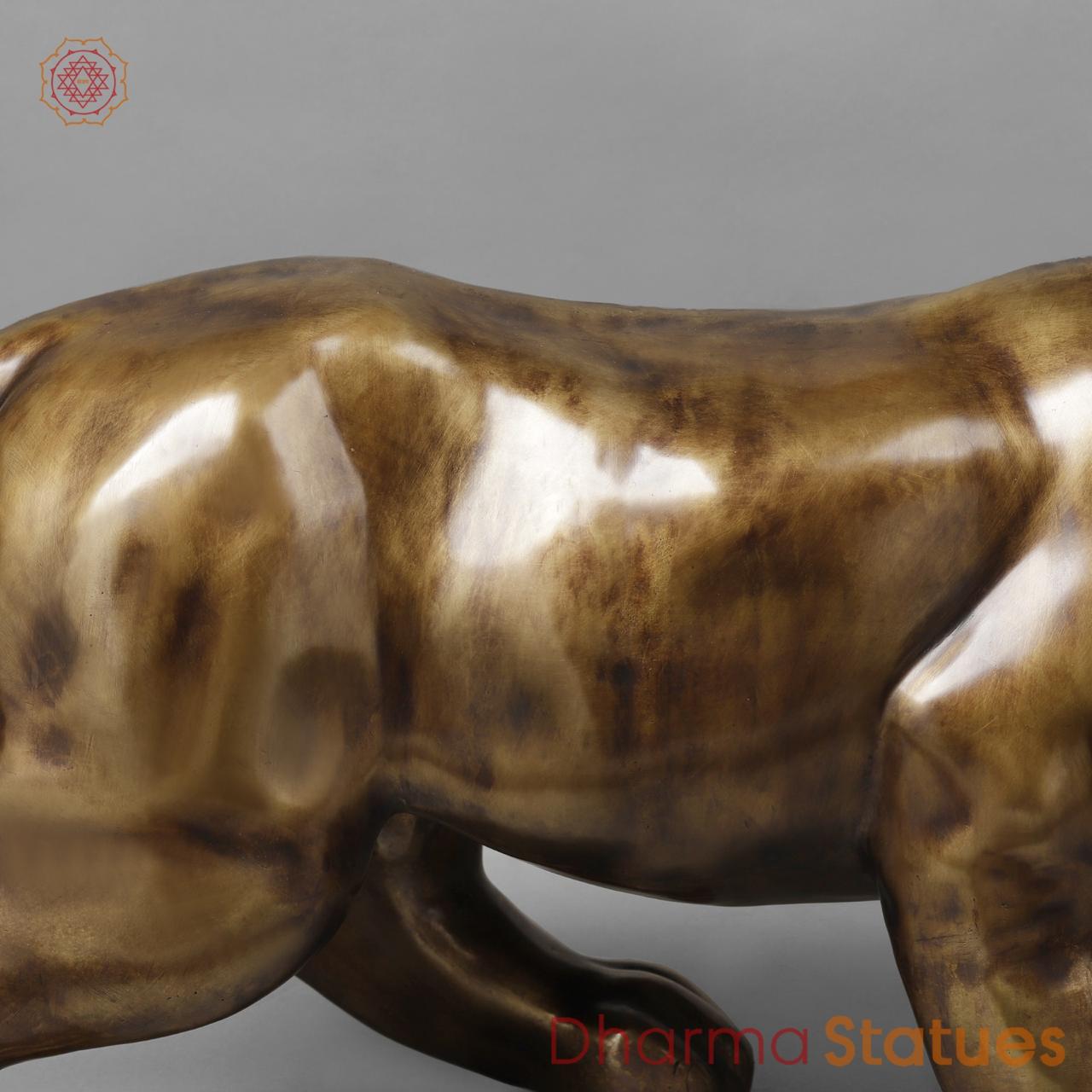 Brass Panther Fine , Copper Finish 32”