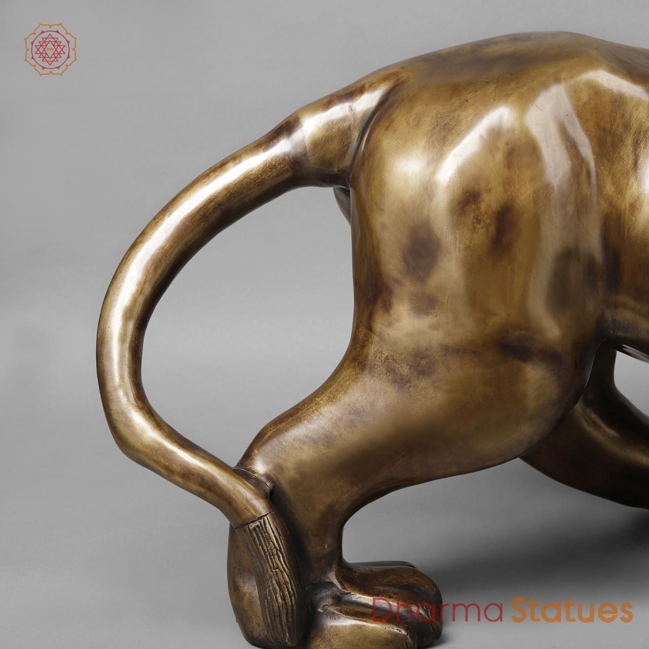 Brass Panther Fine , Copper Finish 32”