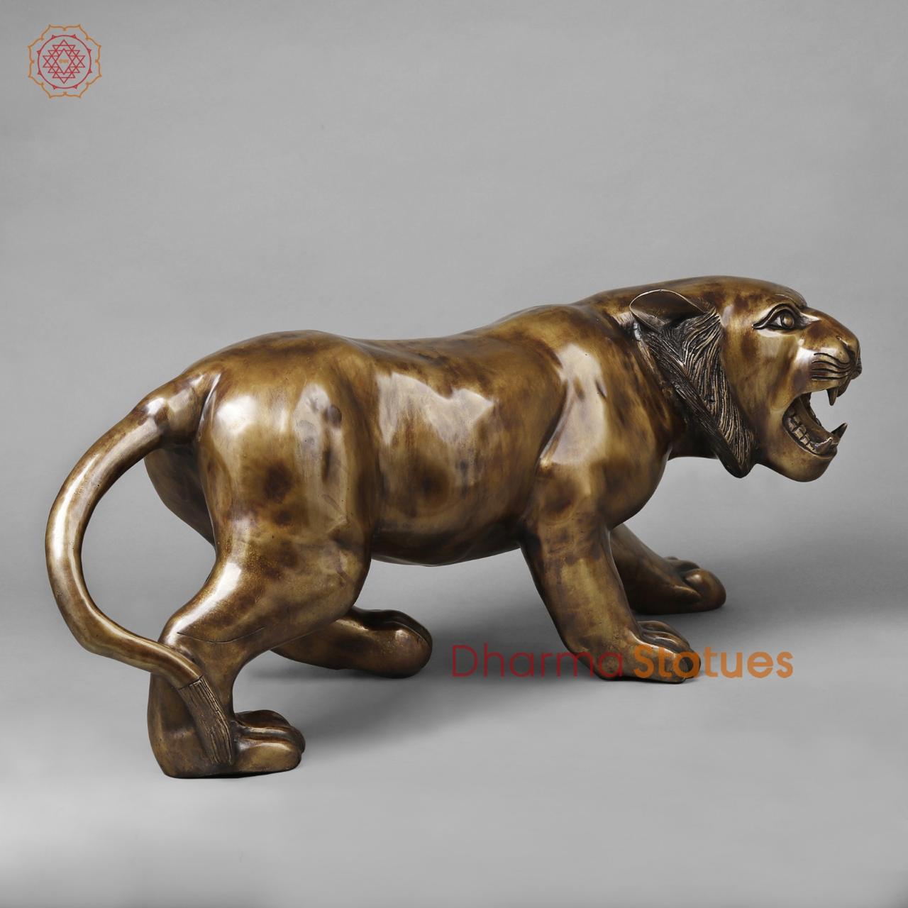 Brass Panther Fine , Copper Finish 32”