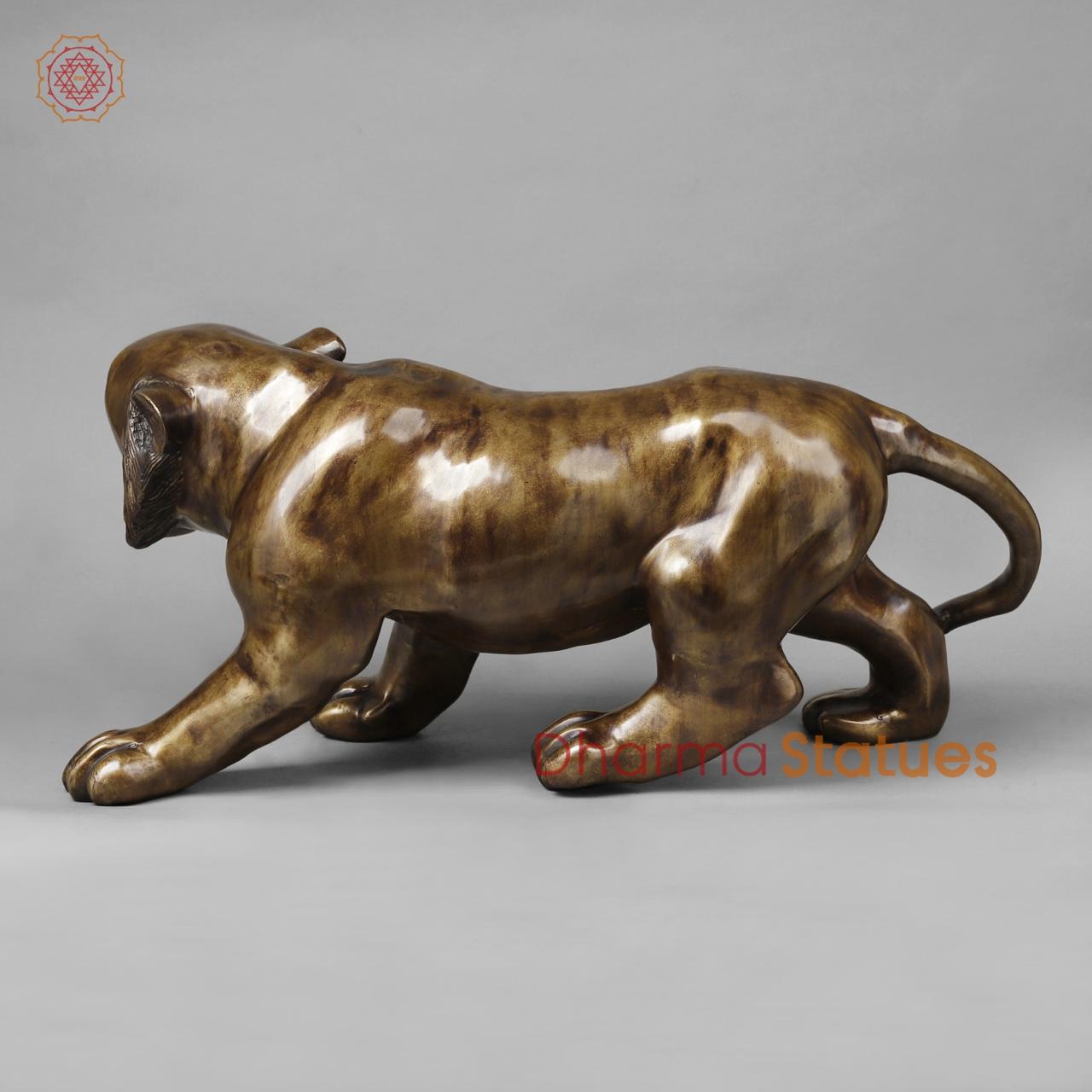 Brass Panther Fine , Copper Finish 32”