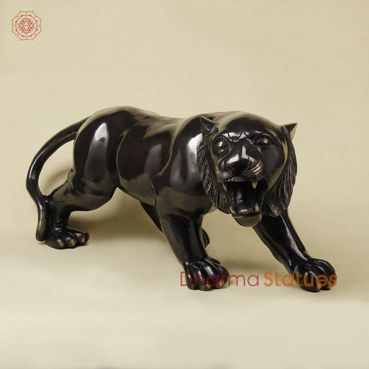 Brass Panther Fine, Royal black Finish 32”
