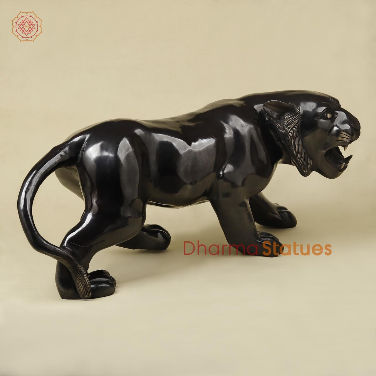 Brass Panther Fine, Royal black Finish 32”