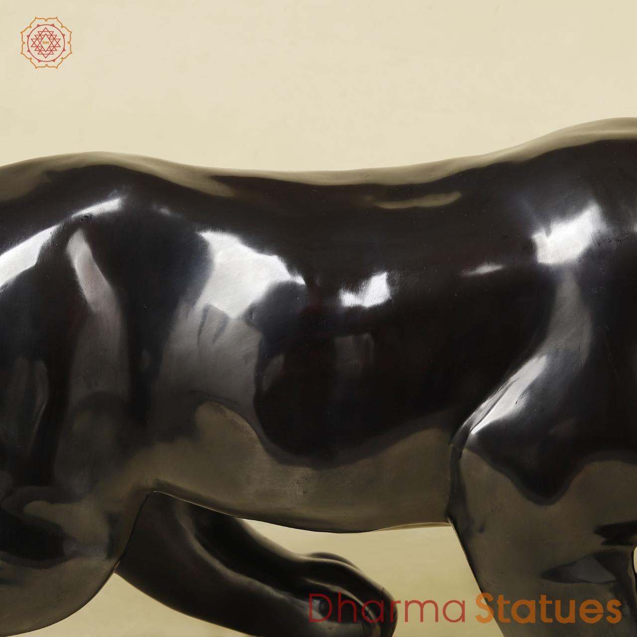 Brass Panther Fine, Royal black Finish 32”