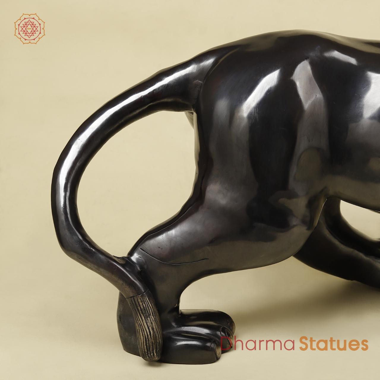 Brass Panther Fine, Royal black Finish 32”