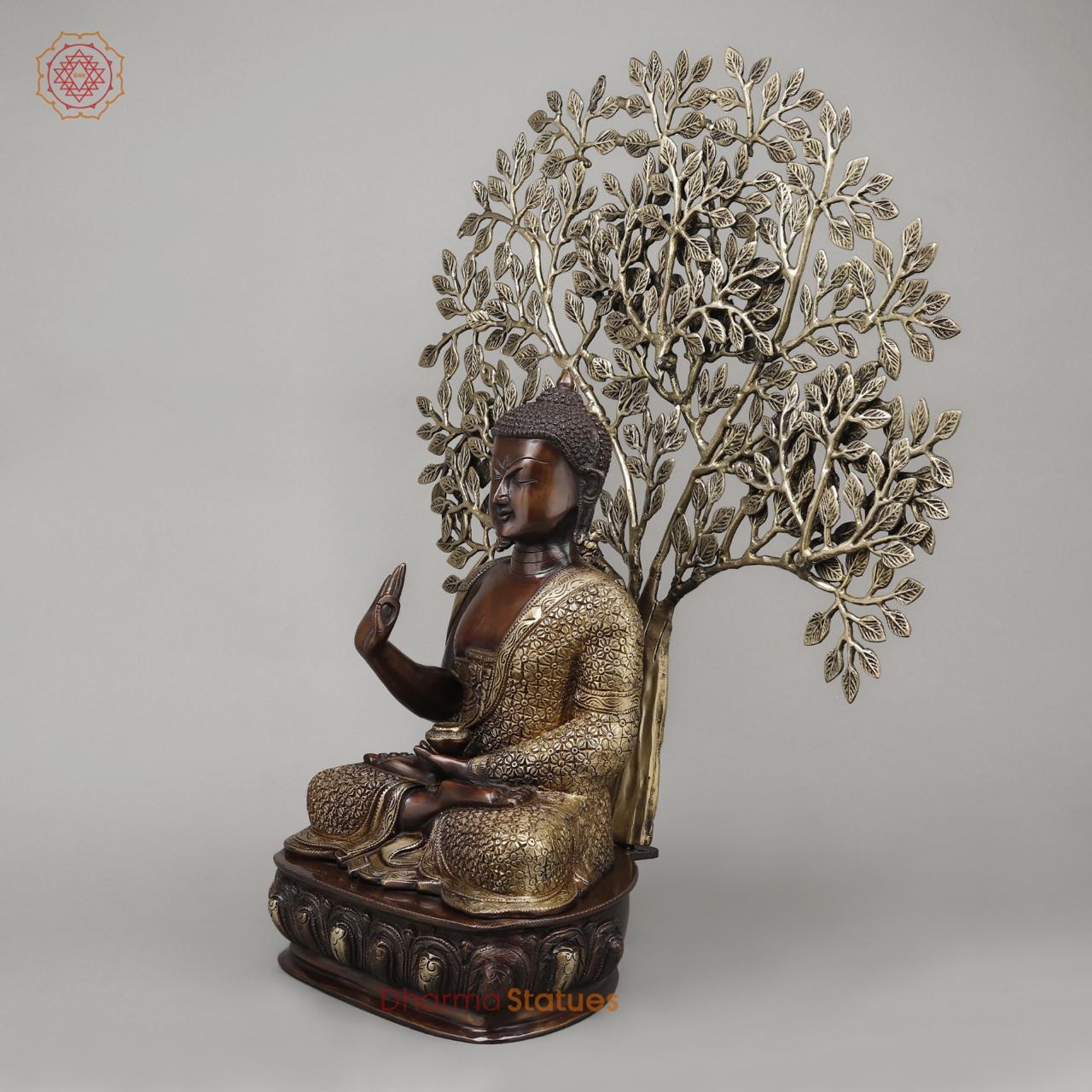 Brass Tree Buddha Fine, Copper and Smooth finish 26.5”