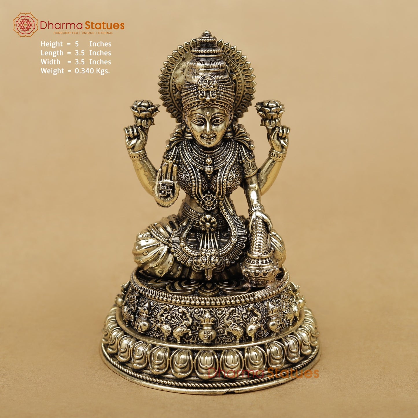Brass Dhan Lakshmi 5”