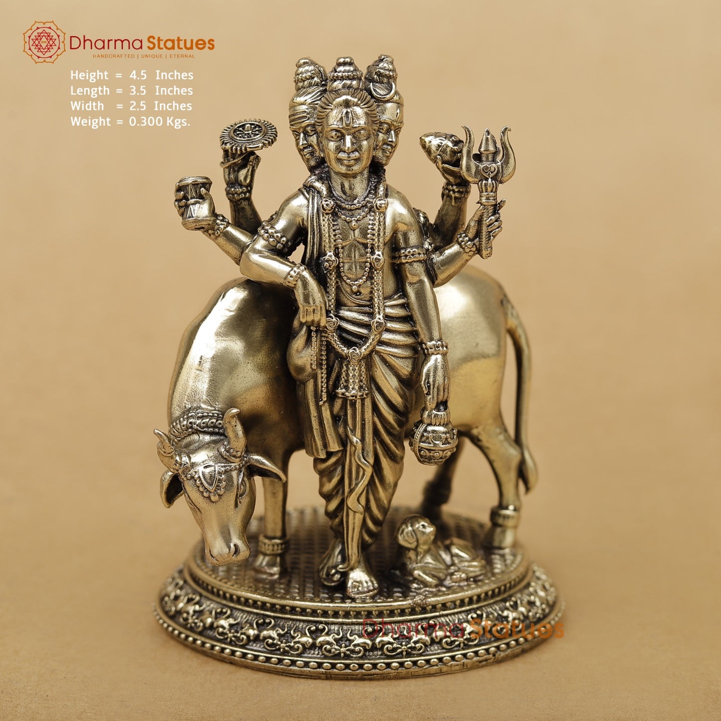 Brass Dattatreya Fine 4.5”