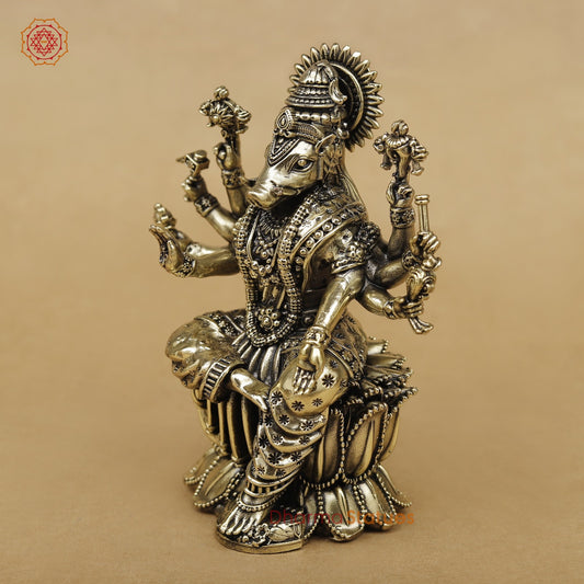 Brass Varahi Seated 5”