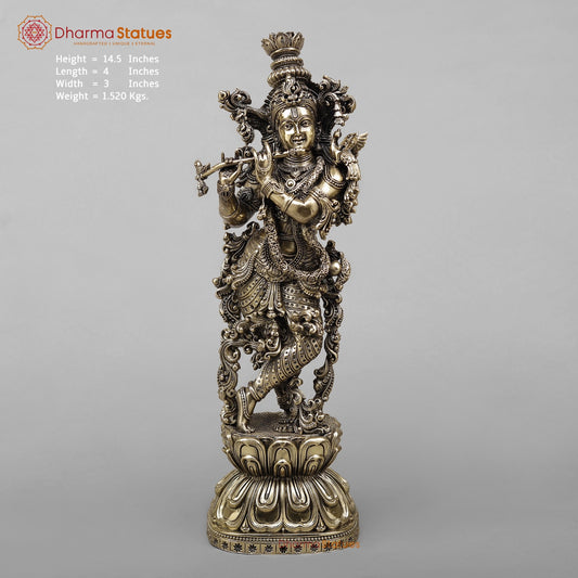 Brass Krishna fine 14.5”