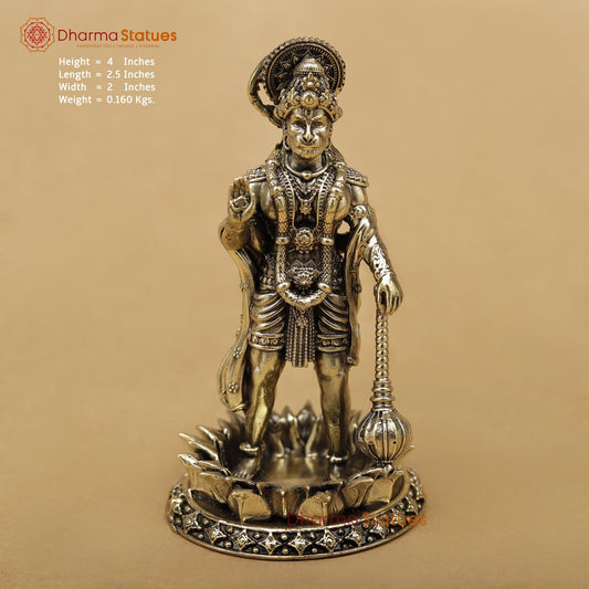 Brass Hanuman Standing 4”
