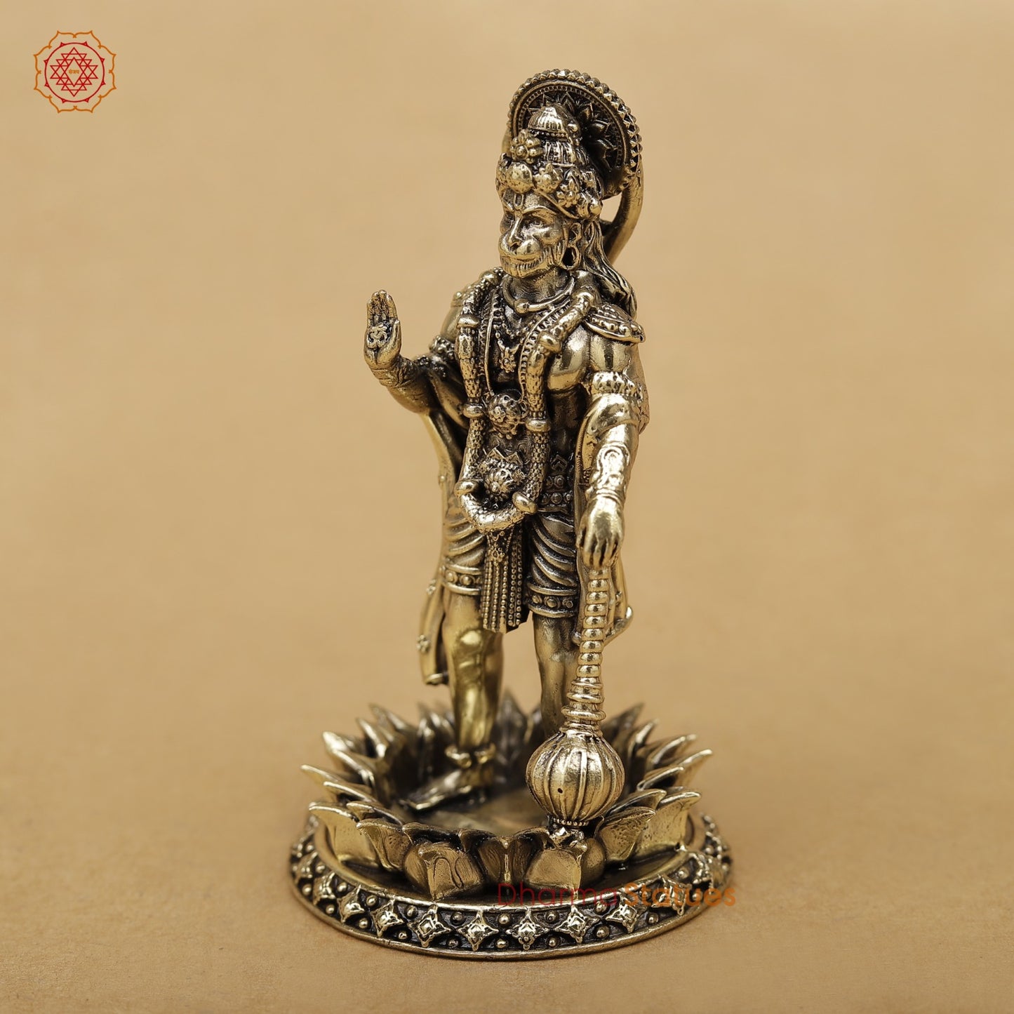 Brass Hanuman Standing 4”