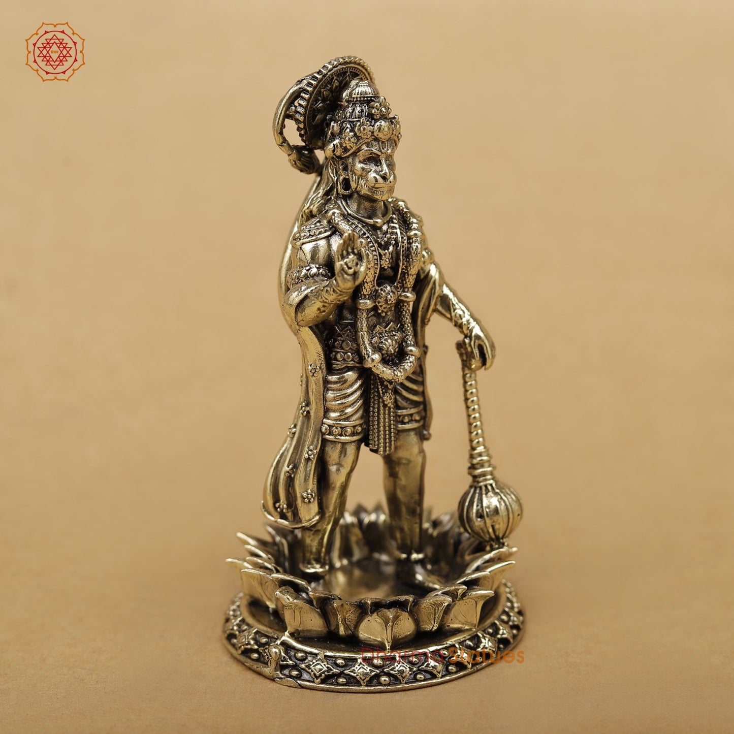 Brass Hanuman Standing 4”