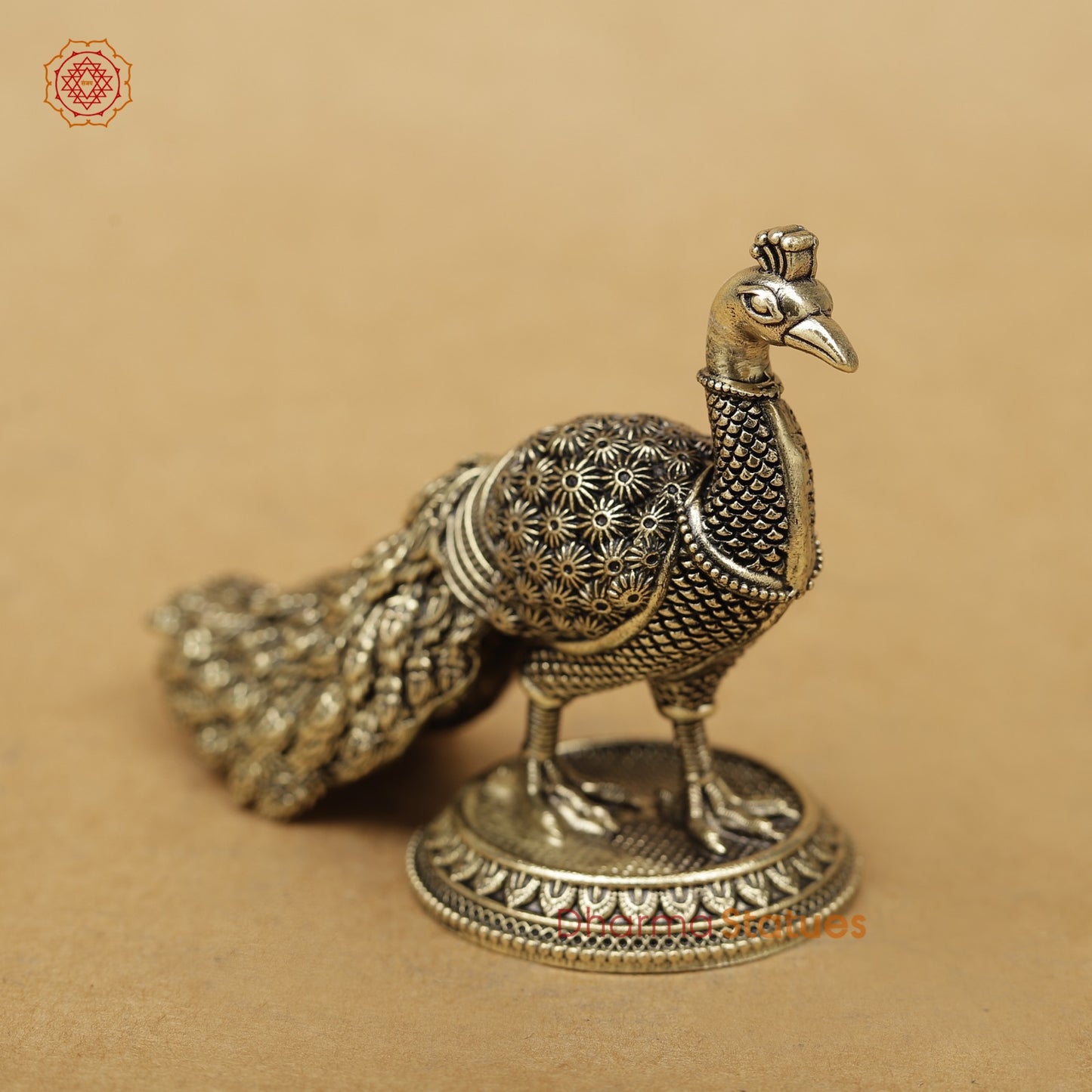 Brass Peacock Fine 3.5”