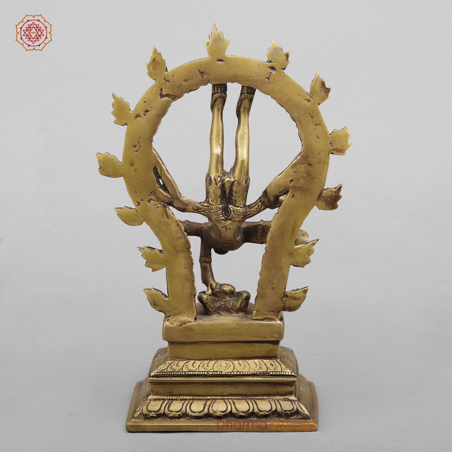 Brass Tandav Natraj Fine, Antique Finish 12”