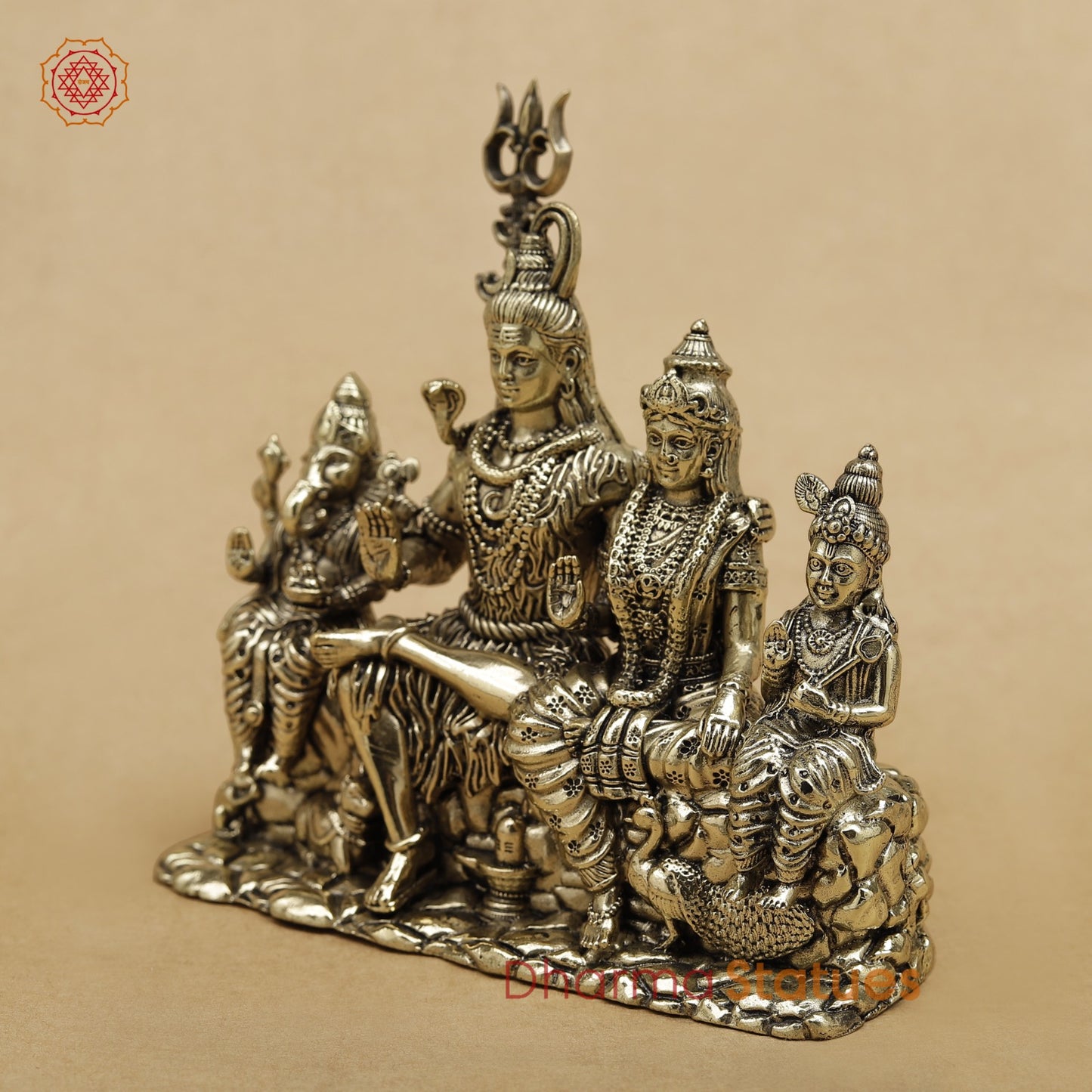 Brass Shiva family Fine 4.5”