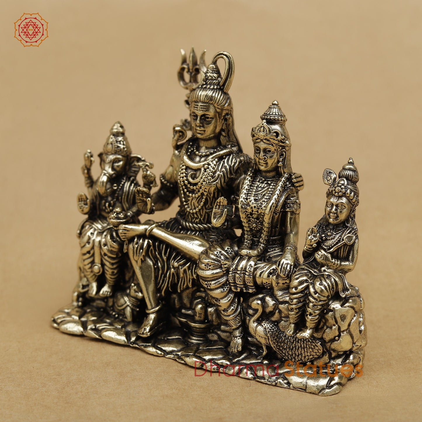 Brass Shiva family Fine 3.5”