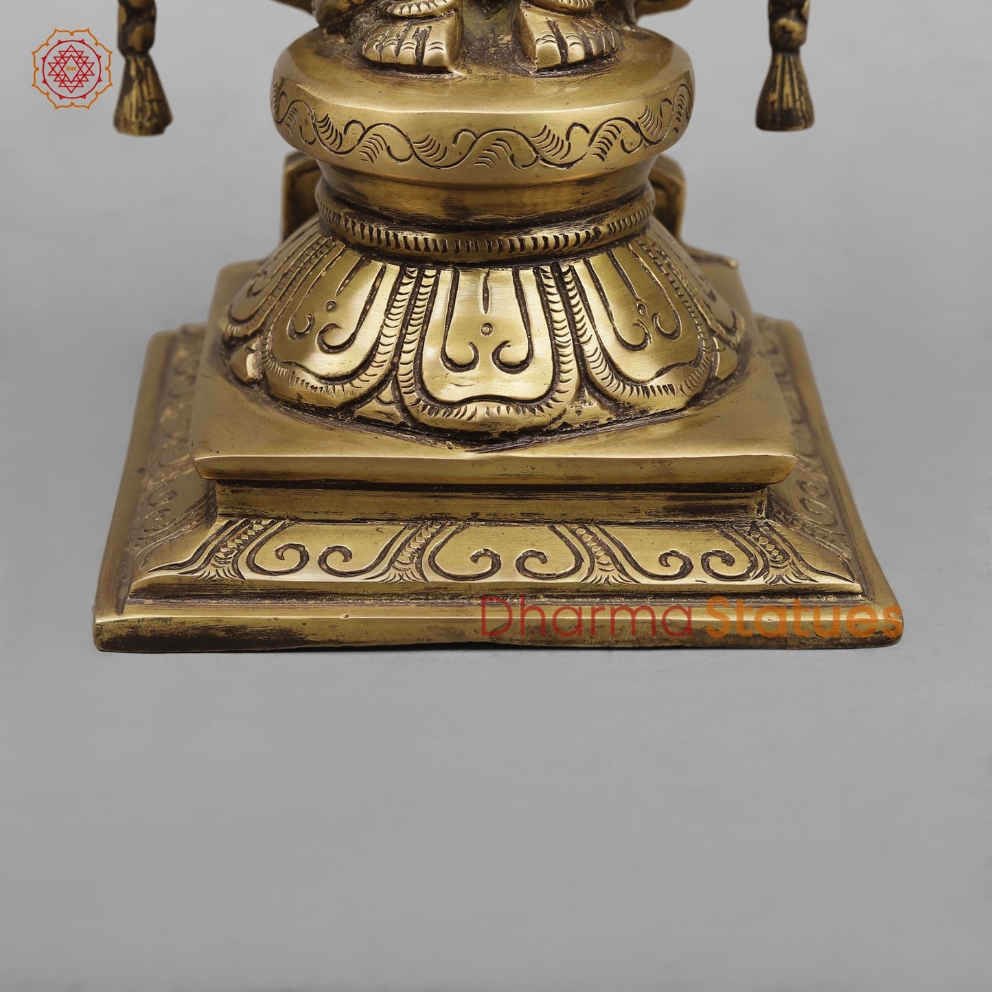 Brass Tirupati Balaji Fine, Antique Finish 14”