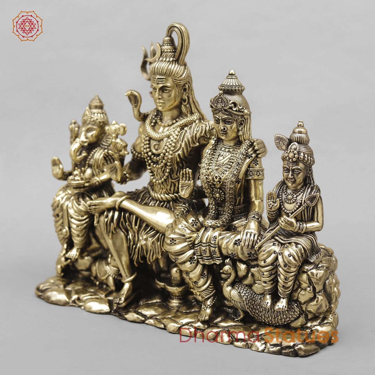 Brass Shiva family Fine 9”