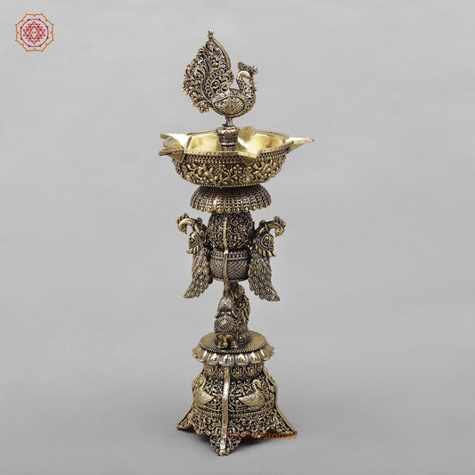 Brass Peacock Lamps Fine 12”