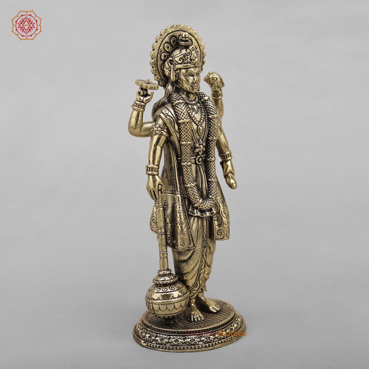 Brass Vishnu Fine 6”