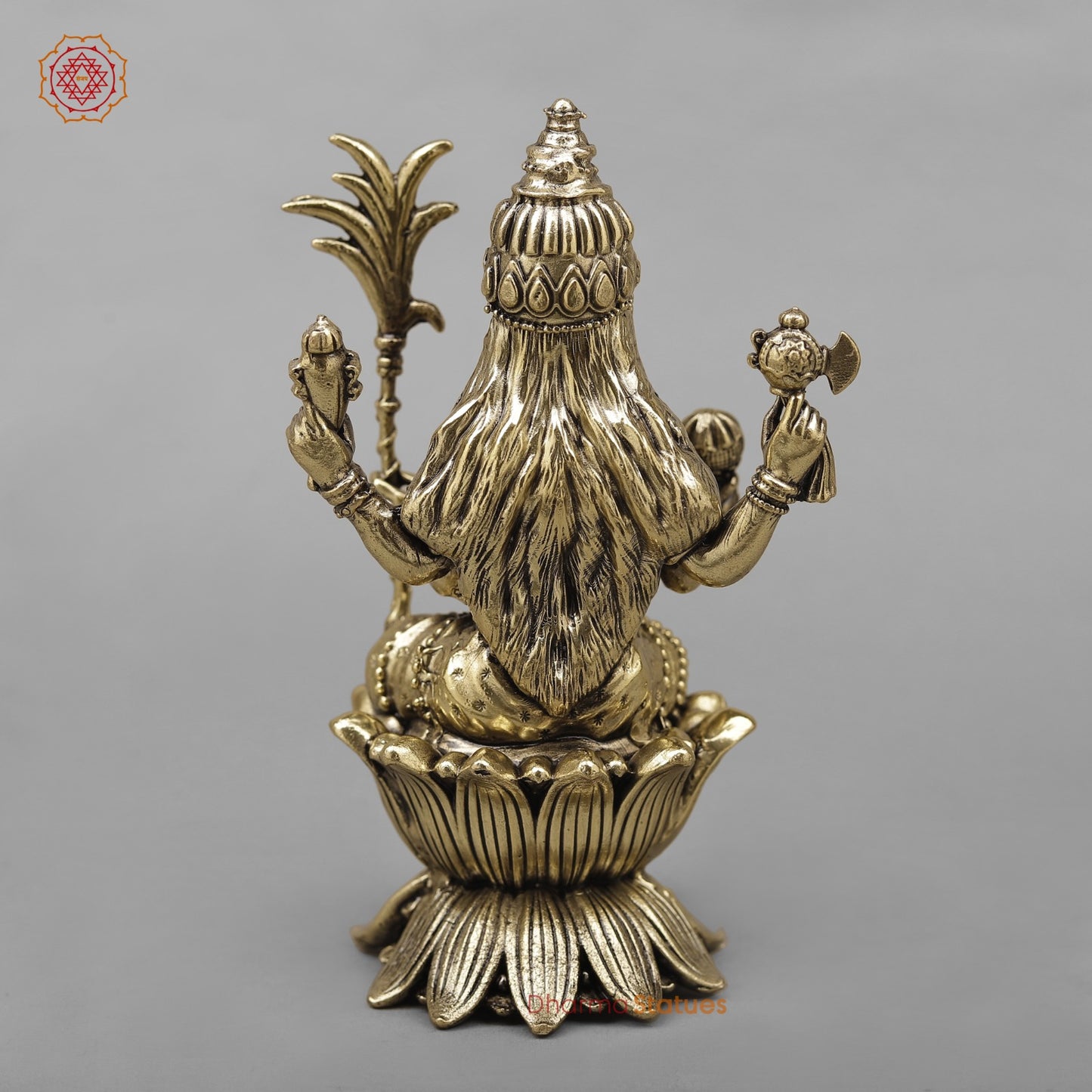 Brass Rajarajeshwari (Tripura Sundari) fine 6”