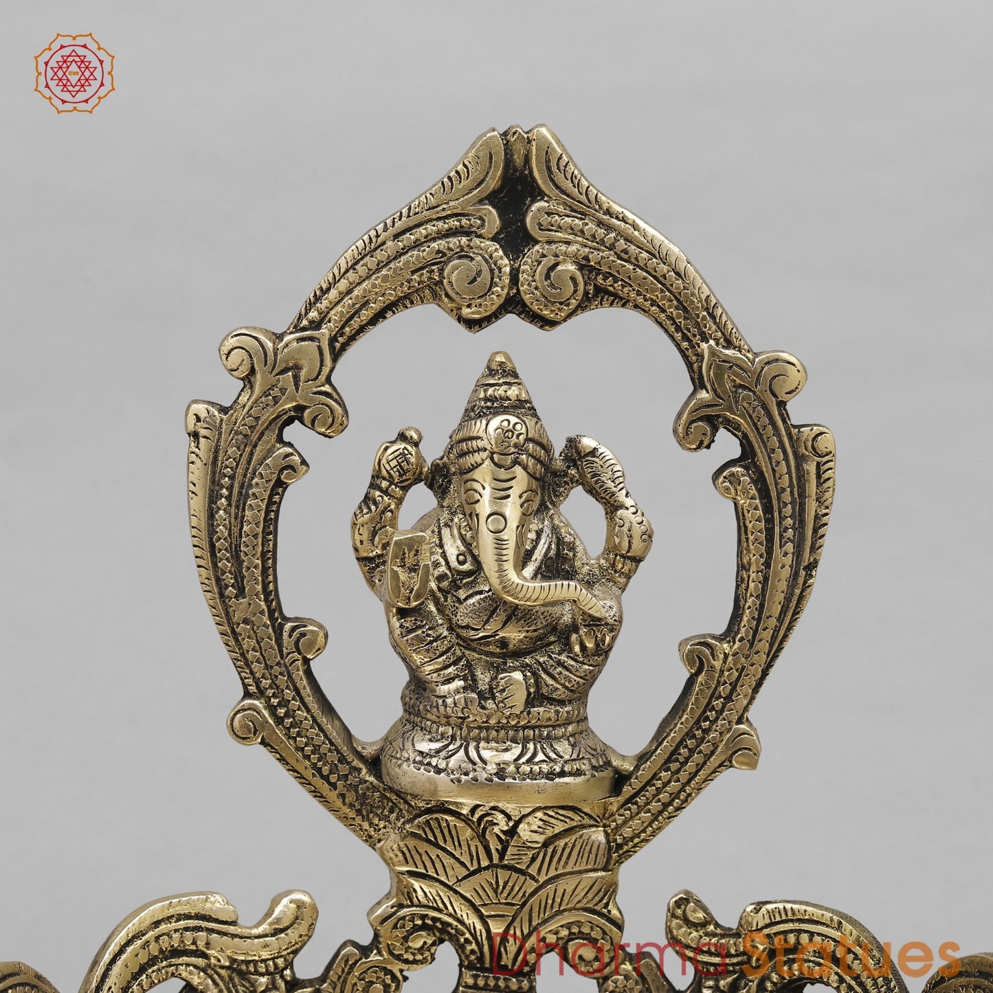 Brass Ganesh Urli Fine, Smooth Finish 11”