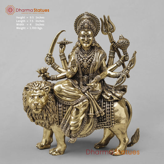 Brass Durga Fine 9.5”
