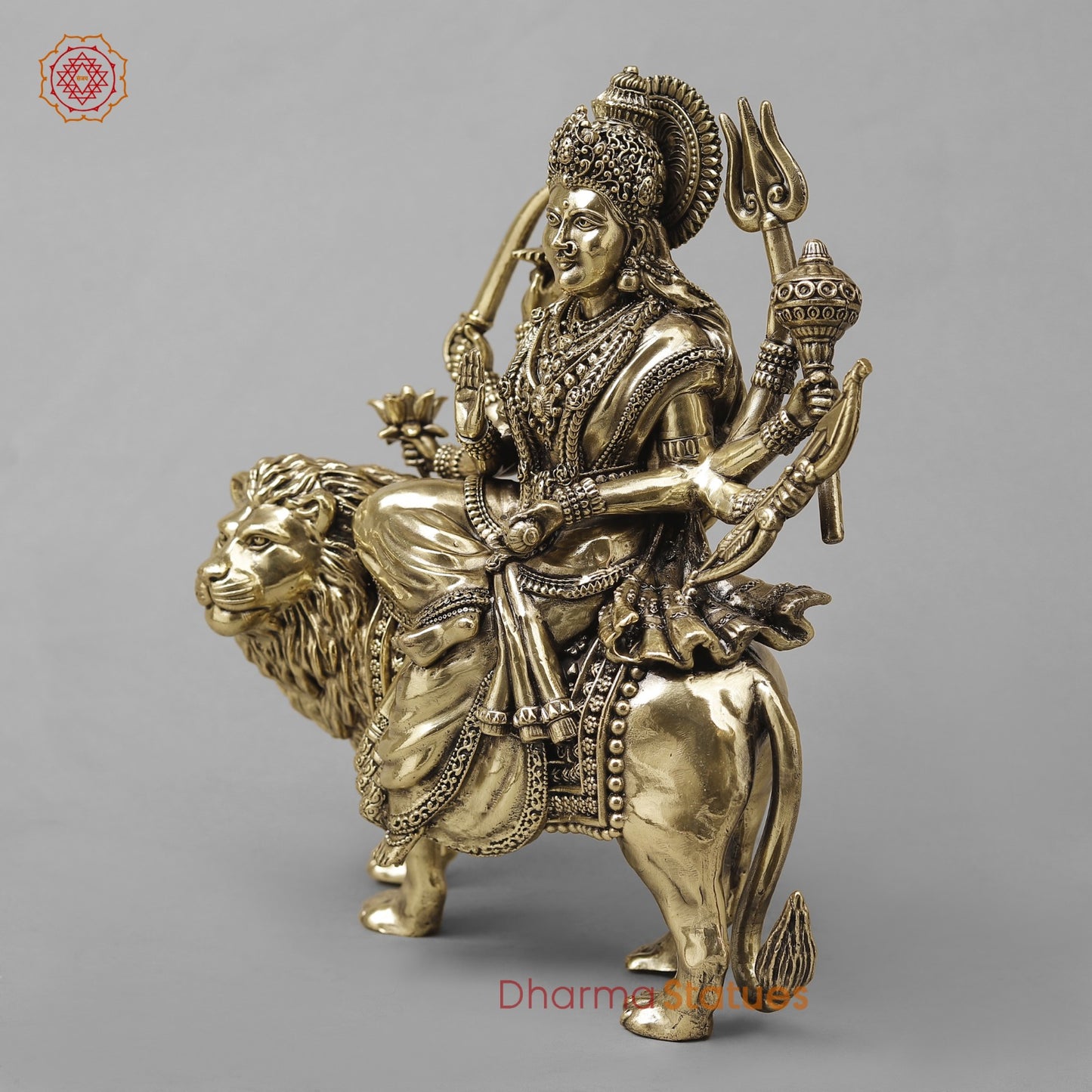 Brass Durga Fine 9.5”