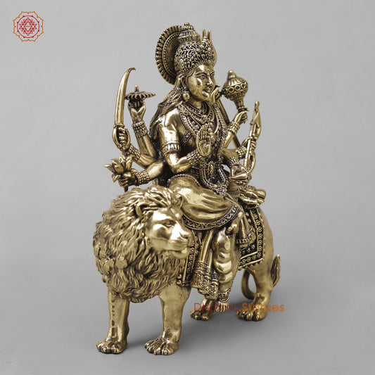 Brass Durga Fine 9.5”