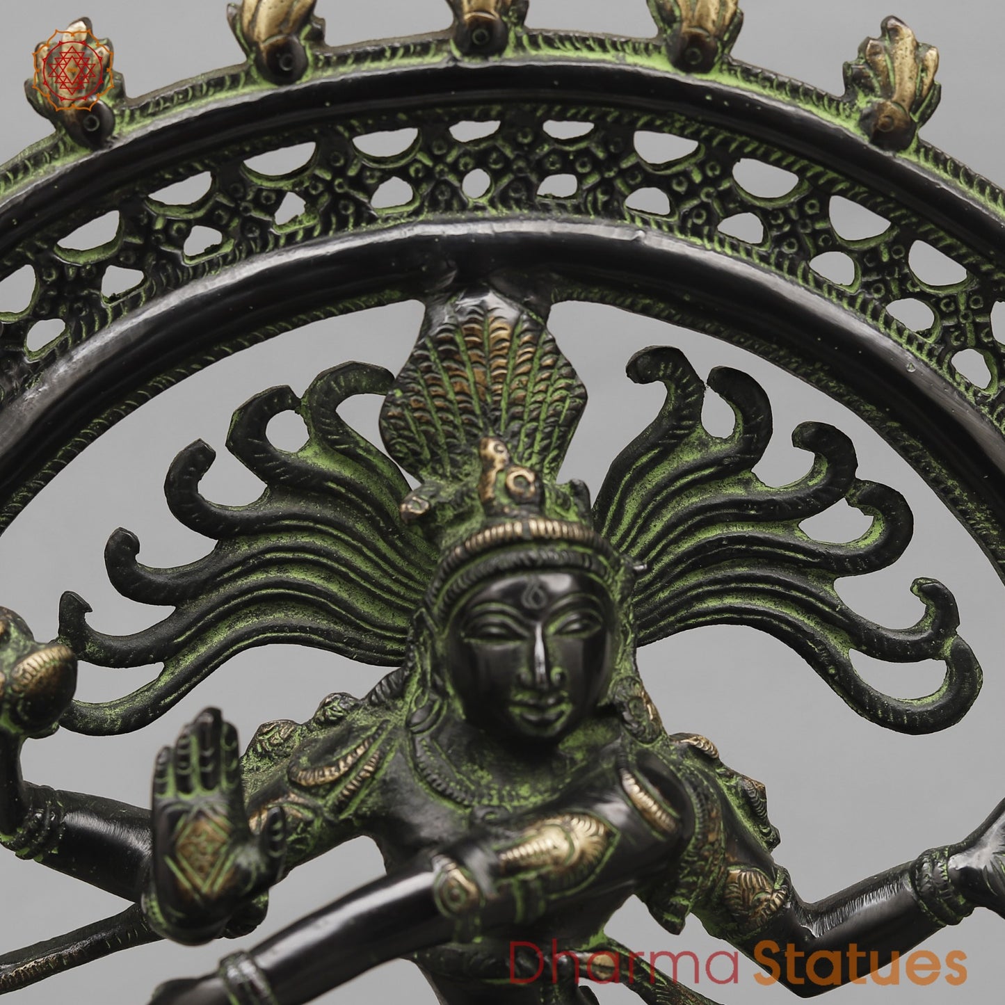 Brass Natraj fine ,Antique Black Finish 14”