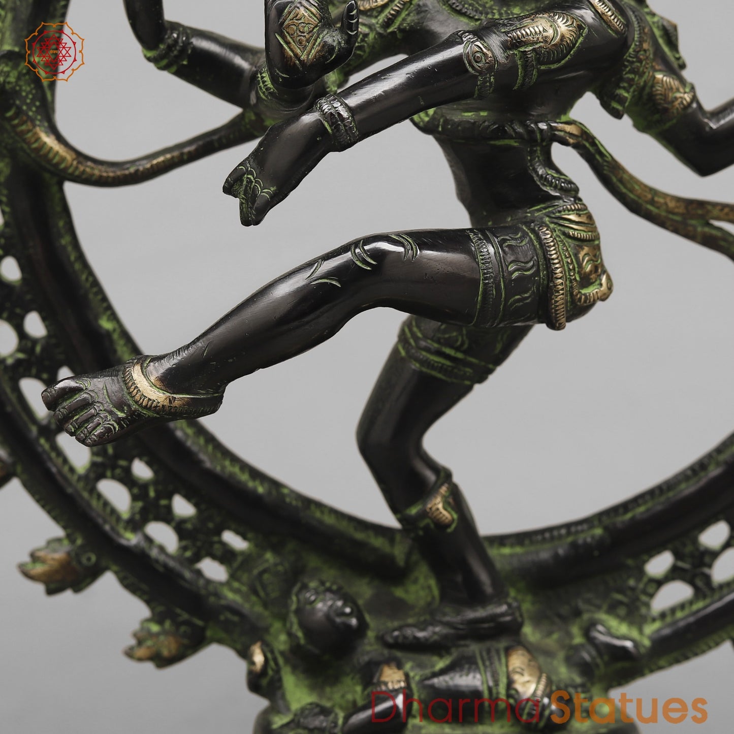 Brass Natraj fine ,Antique Black Finish 14”