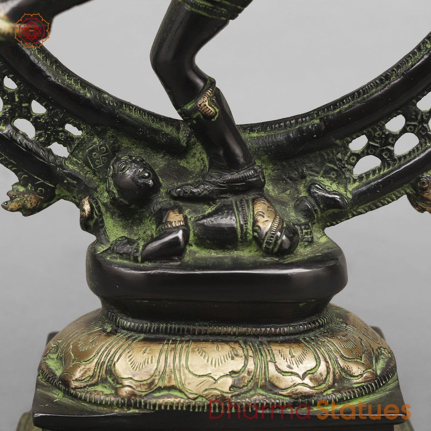 Brass Natraj fine ,Antique Black Finish 14”