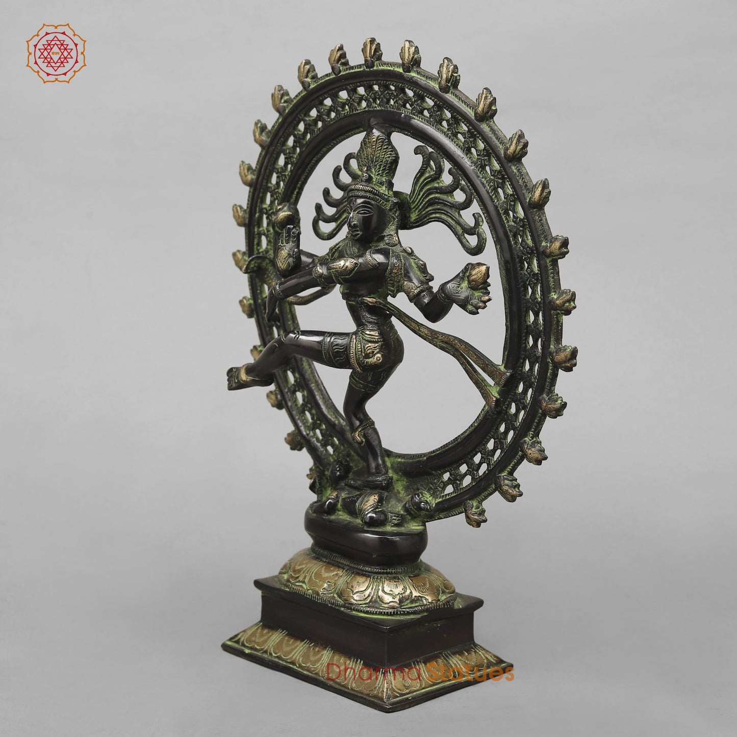 Brass Natraj fine ,Antique Black Finish 14”