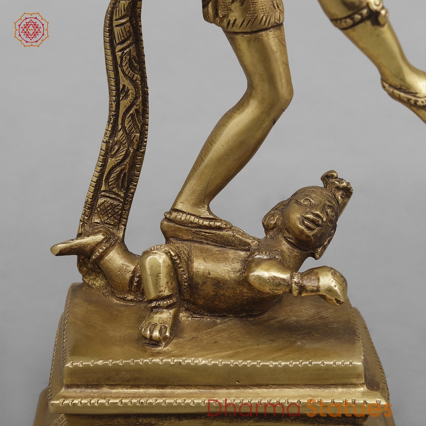 Brass Tandav shiva Fine, Antique Finish 12.5”
