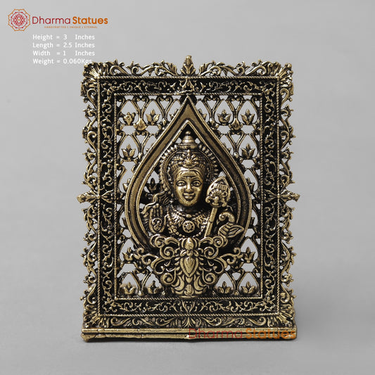 Brass Kartik (Murgan) Panel Fine 3” (car dashboard suitable)