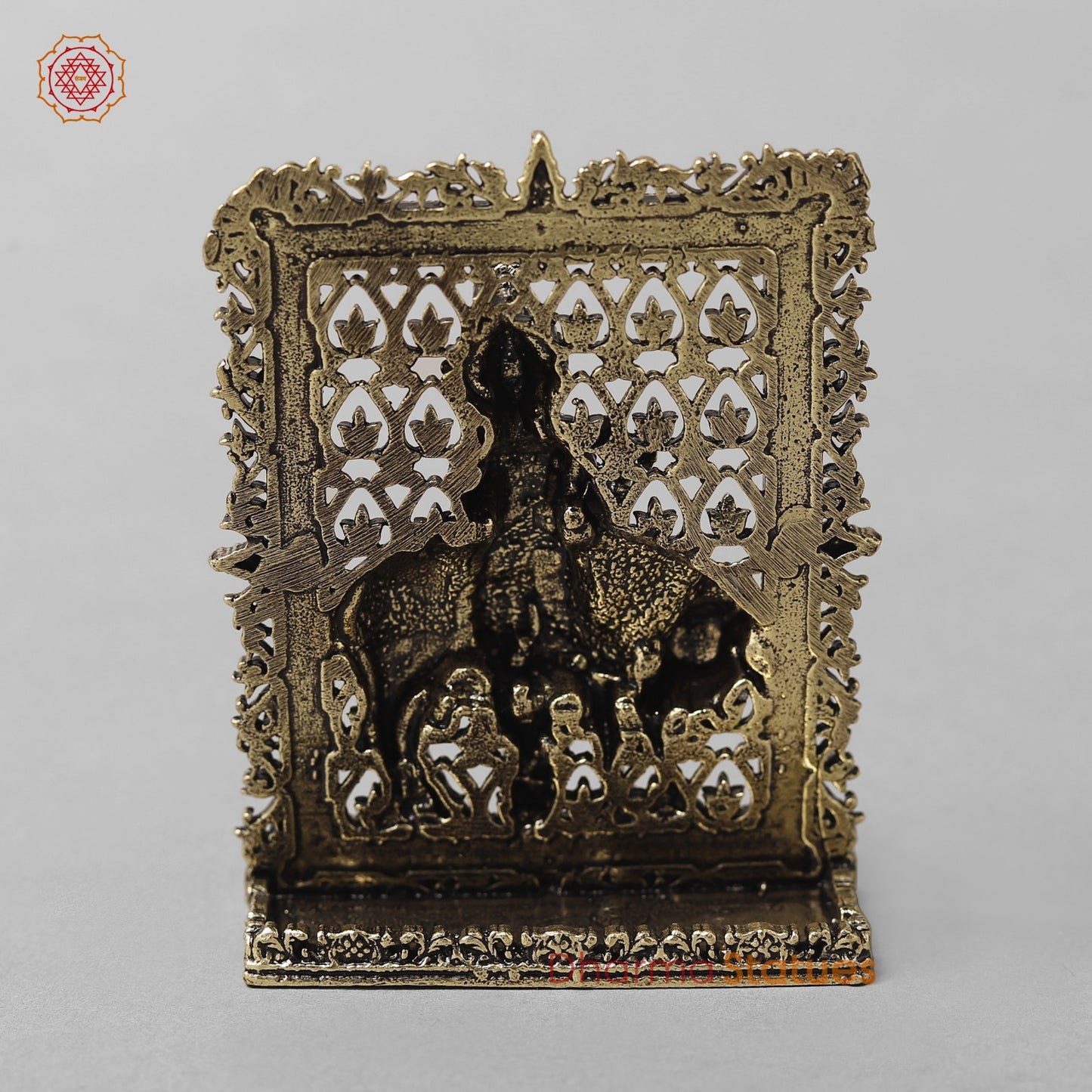 Brass Cow Krishna Panel Fine 3” (car dashboard suitable)