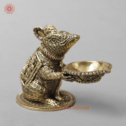 Brass Rat Diya Fine 3.5”