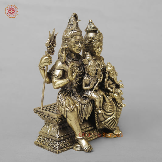 Brass Shiva Family Fine 6”