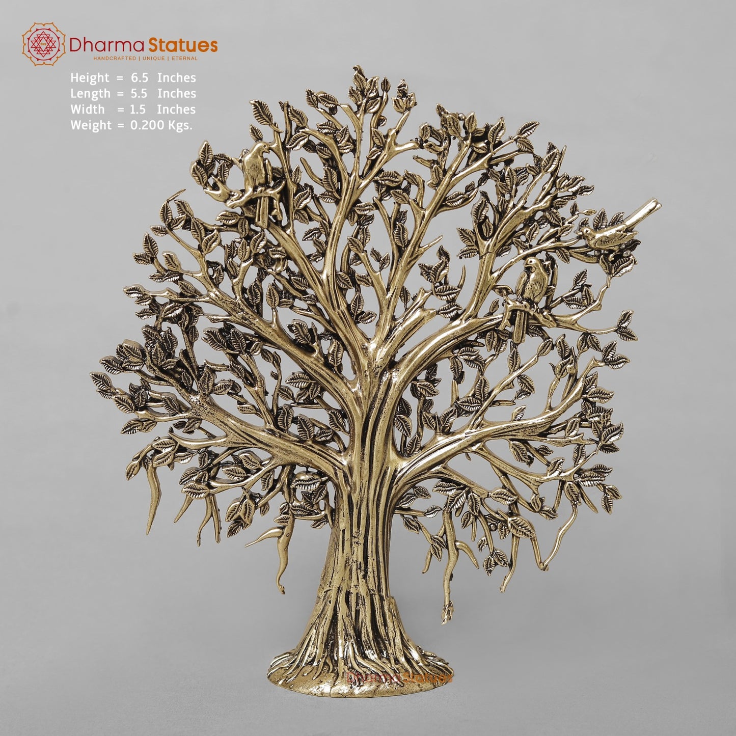 Brass Tree of Life Fine 6.5”